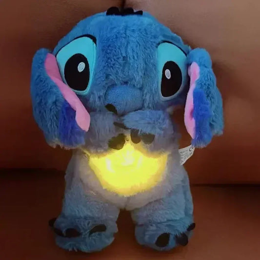 Lilo & Stitch Plush Doll with Music Light, Stitch Breath Toy for Baby