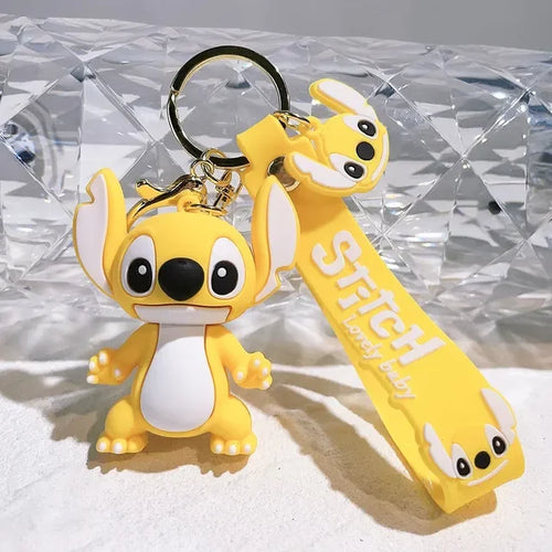 Lilo & Stitch Toys Keychian Anime Stitch Pendant Keychain Sweet Pink