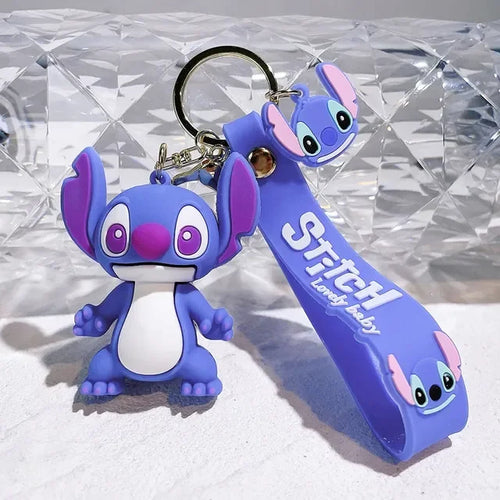 Lilo & Stitch Toys Keychian Anime Stitch Pendant Keychain Sweet Pink